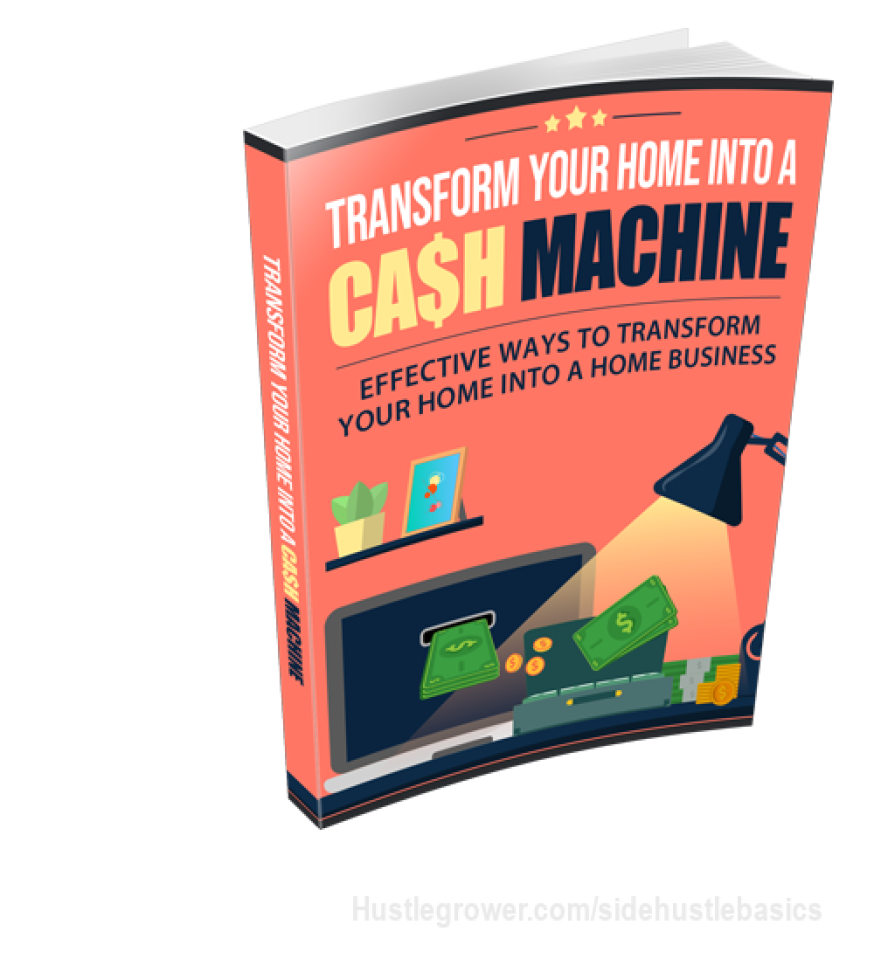 Free ebook to Transform Your Home Into a Cash Machine

The basic dynamics of a home-based Internet business
True leadership as it relates to a successful online operation
Pros and cons of network marketing systems
Various Web business models and the best one for you
Strategies for becoming a huge success on the Net
Selecting your products and/or services
Establishing your brand for maximum profitability
And much, much more...